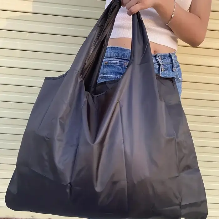 Sac d'épicerie de supermarché Portable pliable de grande capacité