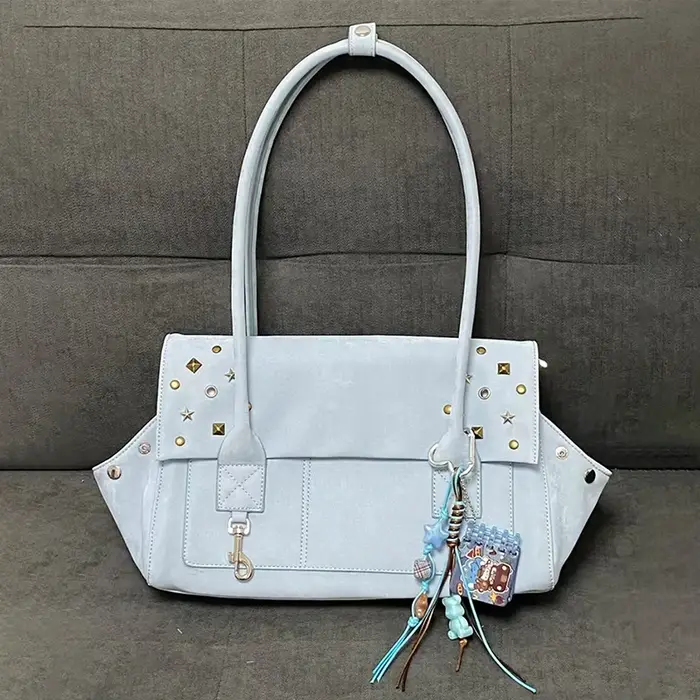 Sac à main vintage clouté pour femme