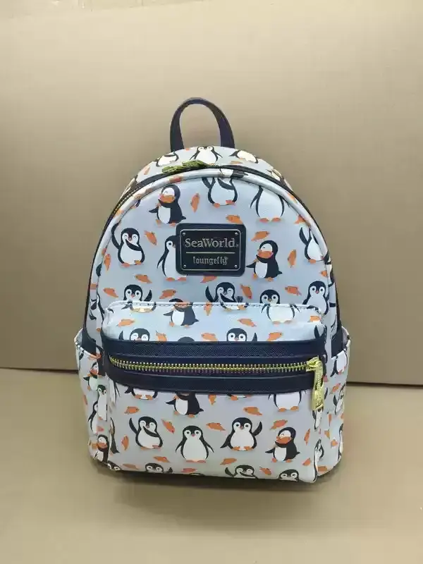 Sac à dos Loungefly imprimé pour garçons et filles, sac à dos de voyage pour la photographie, sac à