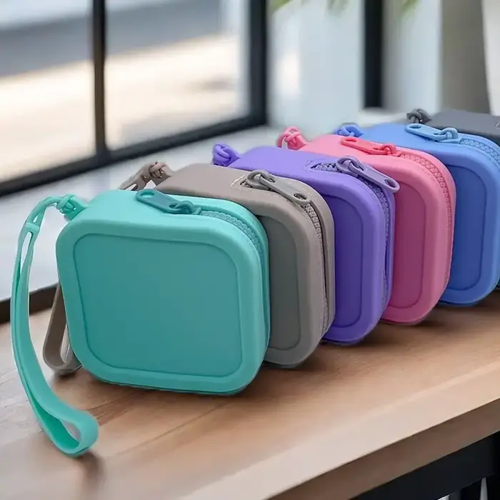 Portefeuille de rangement Vintage en Silicone