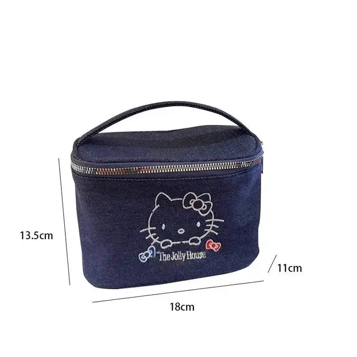 Pochette cosmétique mignonne pour femme, sac à maquillage grande capacité, organiseur de maquillage 
