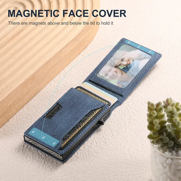 Porte-cartes en cuir PU de haute qualité