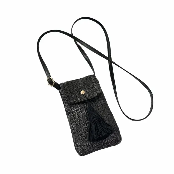Sac à main en paille tressée tendance