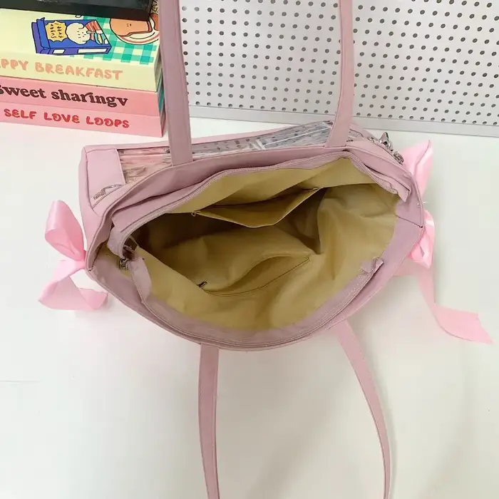 Sac à main Harajuku Y2K Ulzzang Ita Bag avec nœuds et rivets