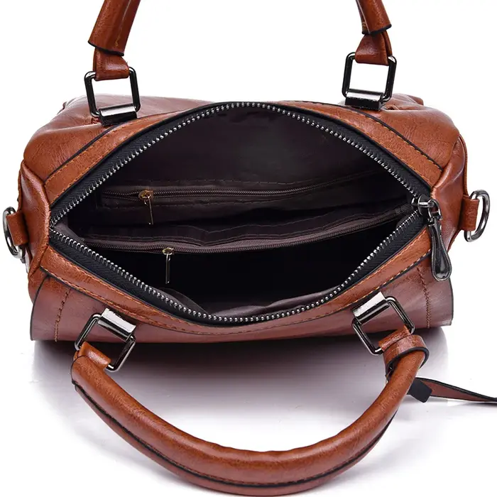 Nouveau Sac à Main de Luxe Vintage de Créateur pour Femme 2026 – Sac Fourre-tout Messager Bandoulière en Cuir Souple de Marque