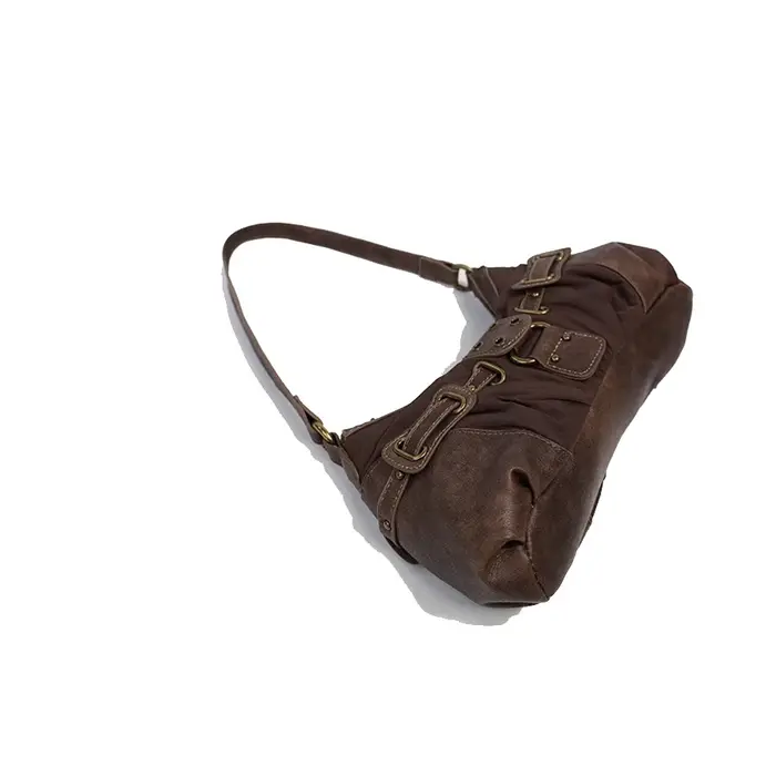 Sac à main sous les bras marron pour filles