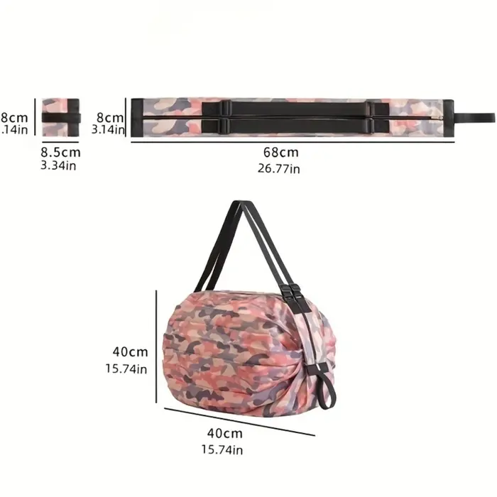 Sac de courses pliant de grande capacité et sac à roulettes à ressort portatif pour les achats de supermarché en accordéon japonais