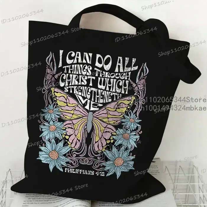 Femmes sacs à main jésus papillon toile sac Vintage fleur