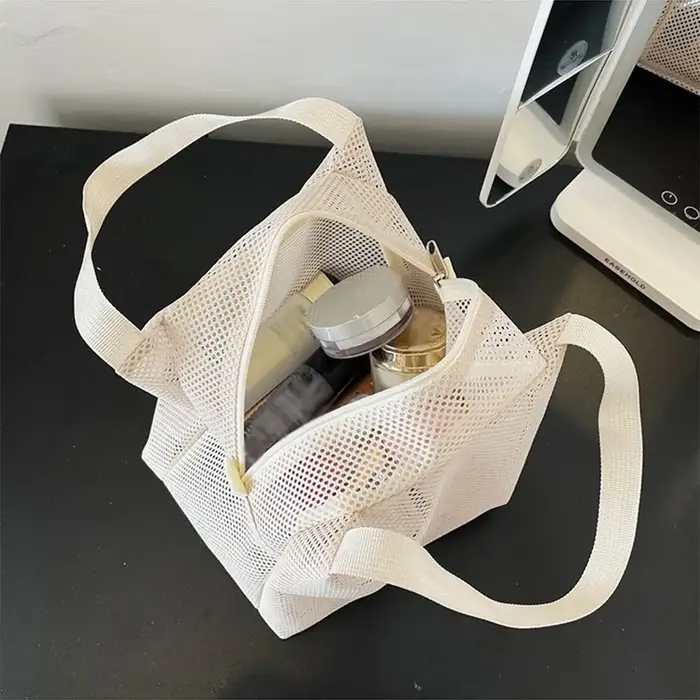 Sac de plage fourre-tout en maille décontracté