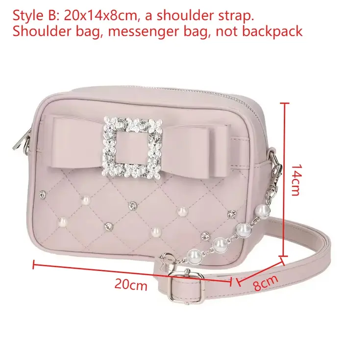 Sac à dos Lolita Kawaii décontracté en cuir PU