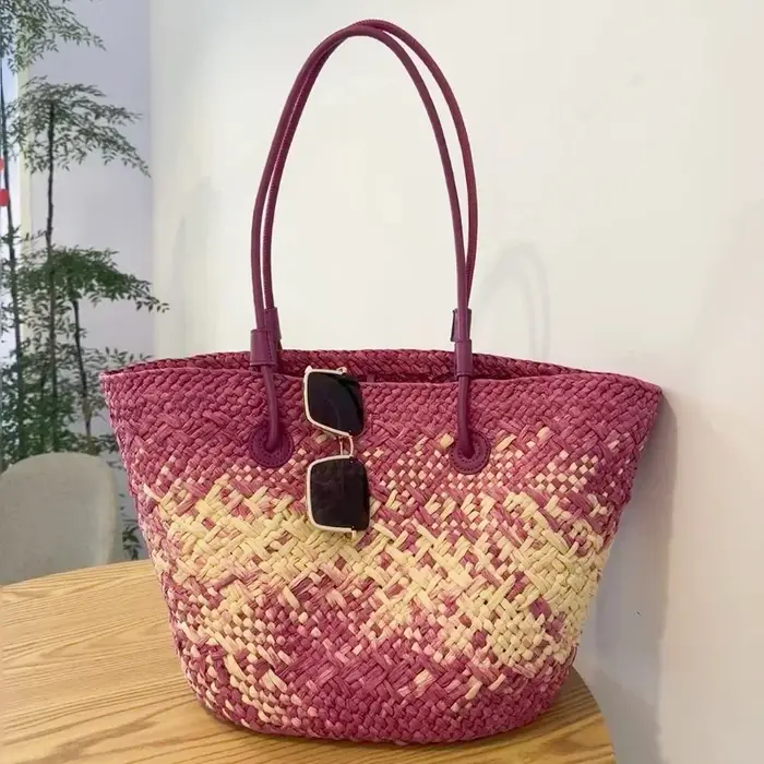 Sac tissé de couleur dégradée