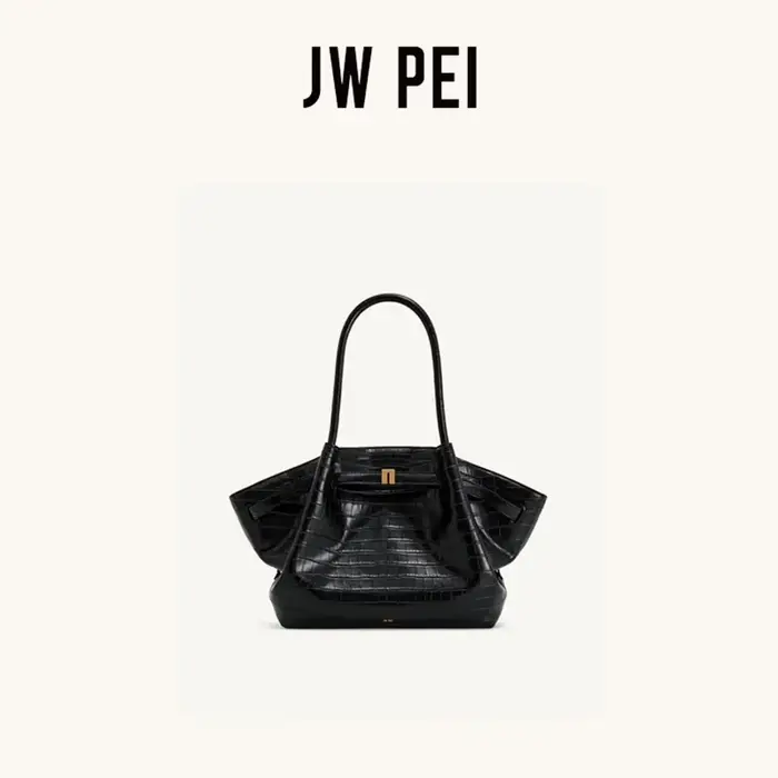 Sac fourre-tout grand format JW PEI Hana, sac à bandoulière de luxe en cuir végétalien pour femme, s