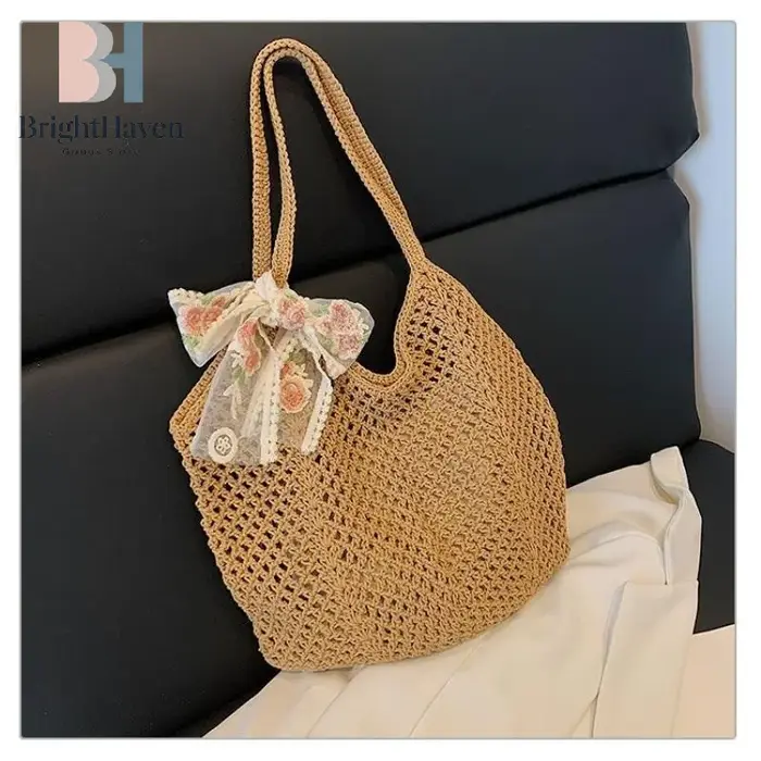Sac tissé grande capacité pour femme