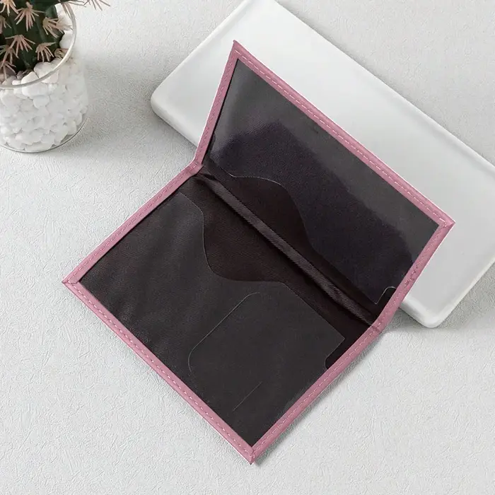 Couverture de passeport en cuir PU pour hommes et femmes