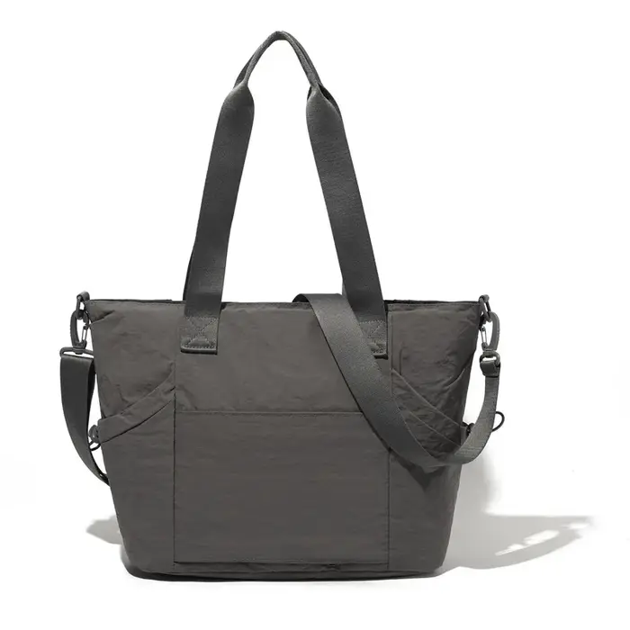 Sac fourre-tout personnalisé imprimé Image nom sac minimaliste femme grande capacité couleur unie sac