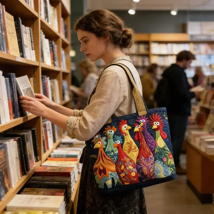 Sac fourre-tout matelassé vintage tendance