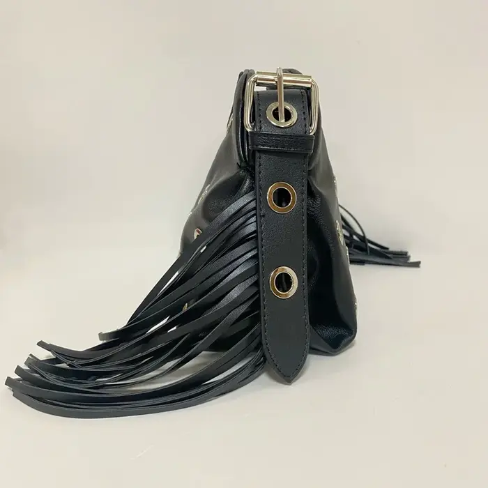 Petit sac à bandoulière rétro noir pour femmes, sac à bandoulière décontracté pour l'extérieur, nouv