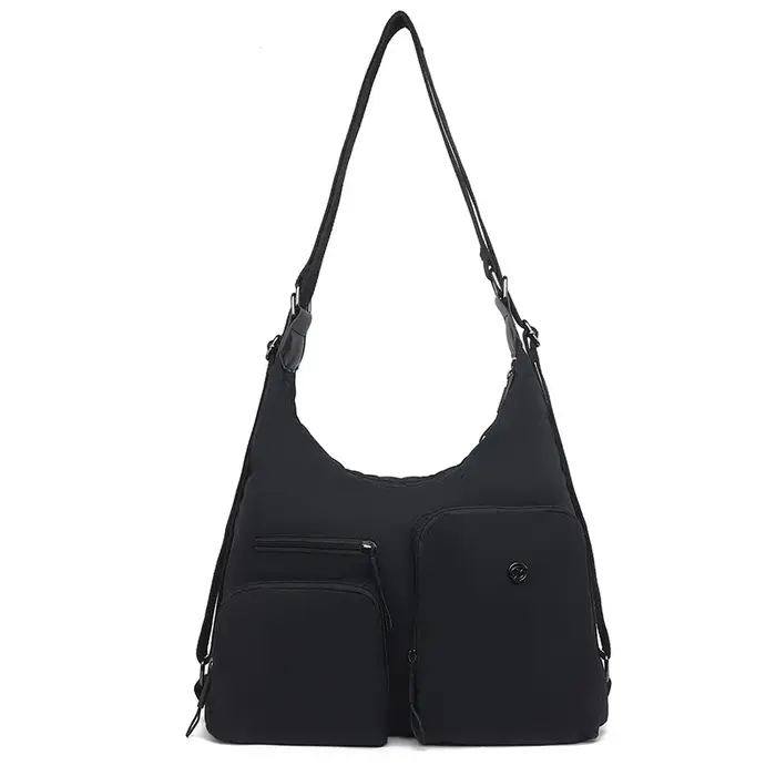 Sac à dos en nylon simple et urbain pour femme