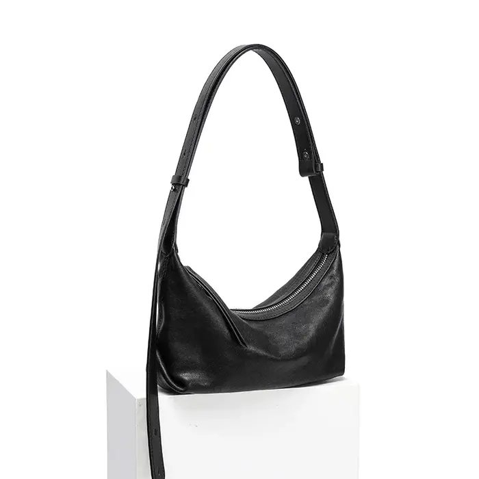Sac sous le bras en cuir de vachette véritable bordeaux pour femme, sacs de luxe de créateur en cuir