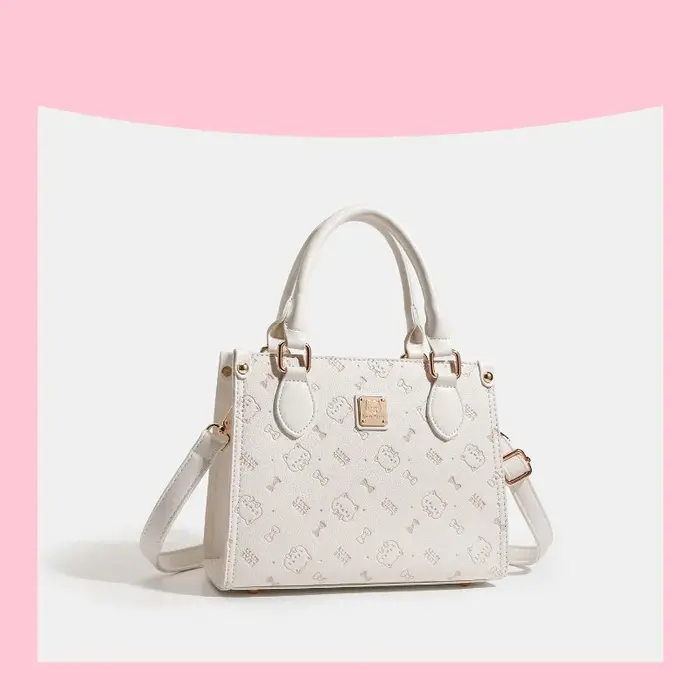 Sac à langer élégant en cuir uni pour femme