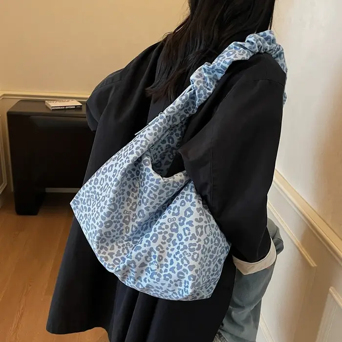 Sacs fourre-tout en Nylon léopard pour femmes