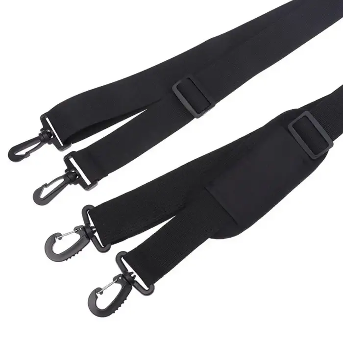 Sangle de sac réglable en nylon noir
