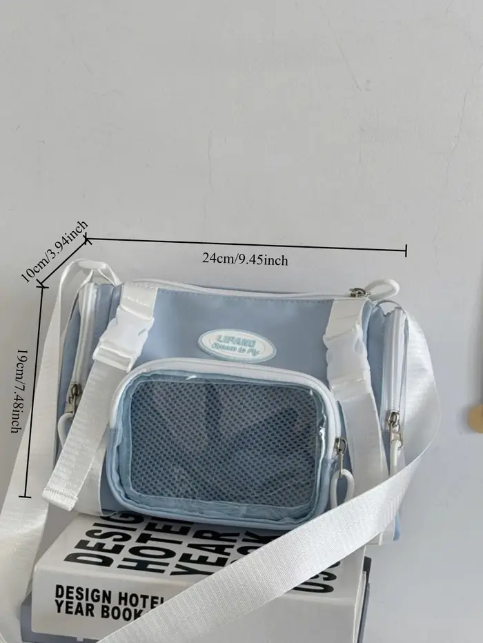 Nouvelle mode 2025 Itabag femmes multi-poches clair sac Transparent été sacs à bandoulière sac seau collège étudiant sac