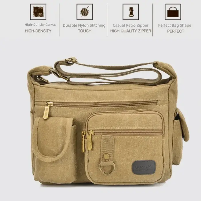 Sac à bandoulière d'extérieur de grande capacité