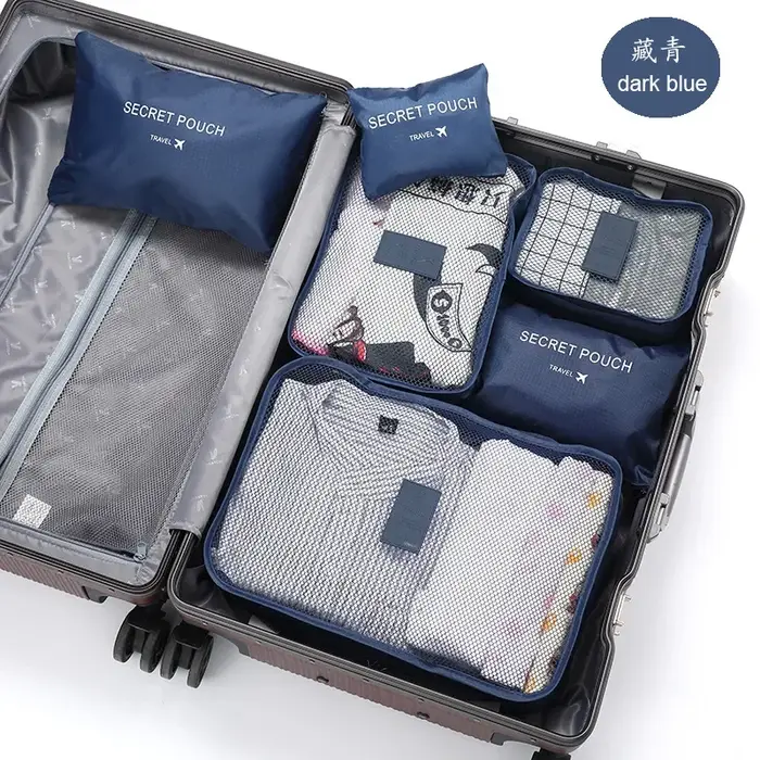 Organisateur de voyage sacs de rangement valises de voyage portables organisateur sac de voyage pour femmes organisateur de bagages vêtements chaussures sac