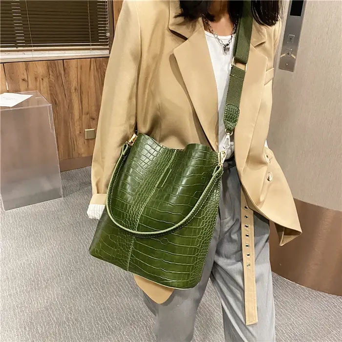 Sac à main Vintage motif Crocodile pour femmes