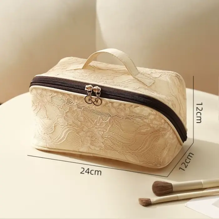 Sacs de maquillage en dentelle pour femmes