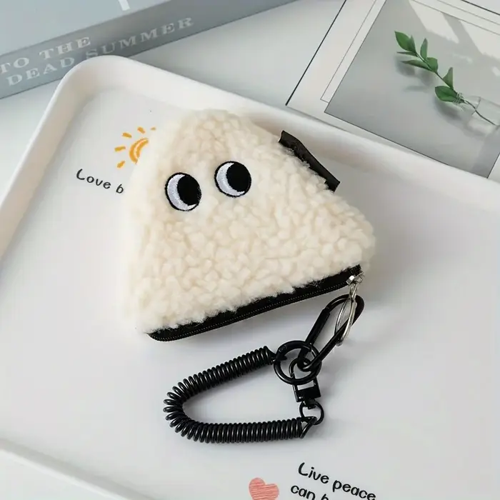 Portefeuille en peluche en rouleau de légumes de riz mignon
