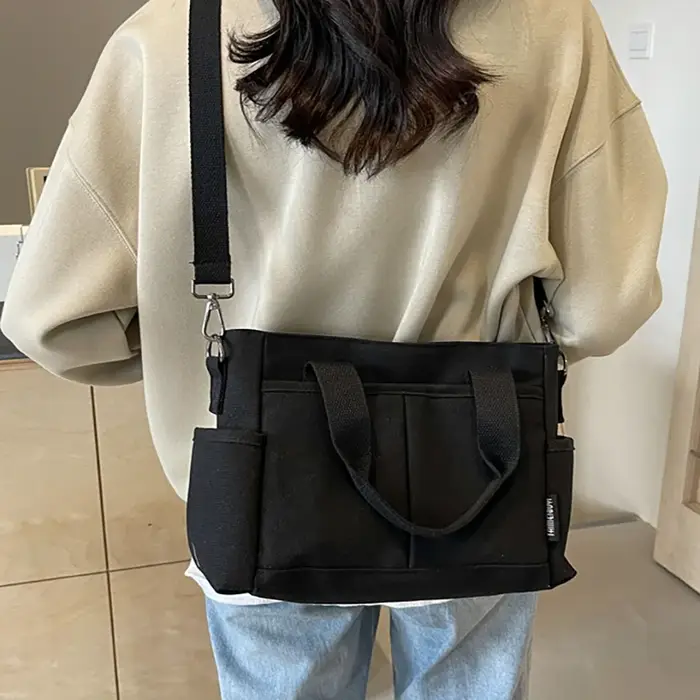 Sac à bandoulière à poches multiples pour femmes