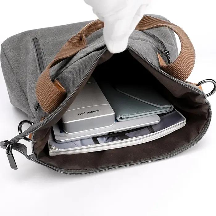 Sac à bandoulière en toile pour femme