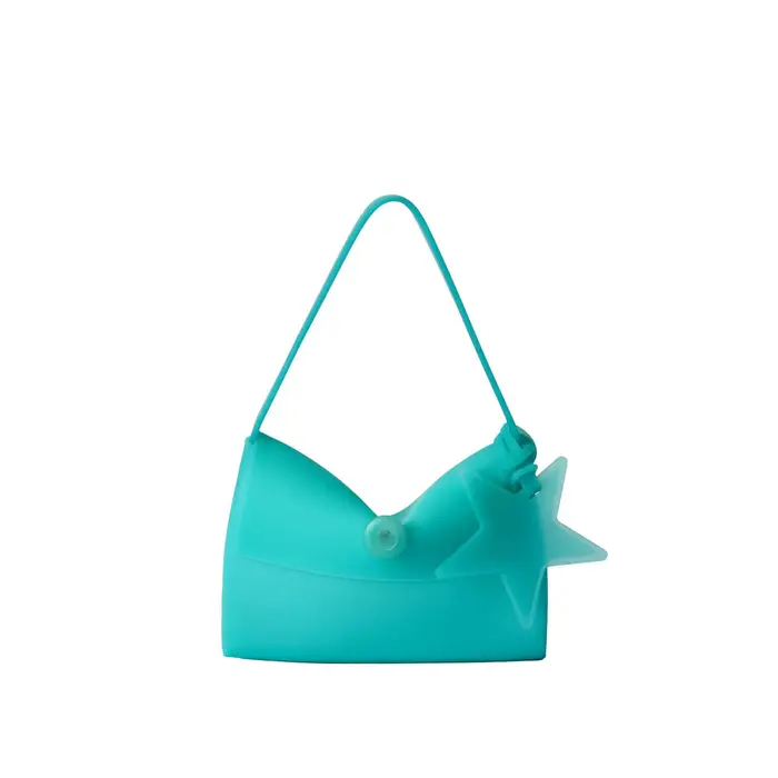 Nouveau Sac Été 2026 Petit Sac Étoile Sac Jelly Sac à Main Femme Bandoulière Décoration Étoile Textu