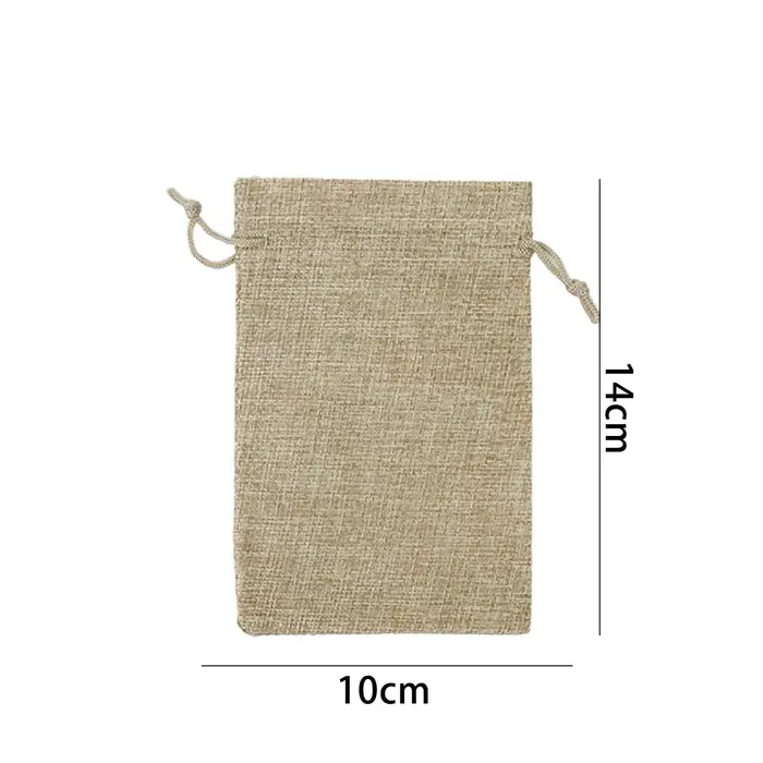 Sacs à cordon en toile de Jute