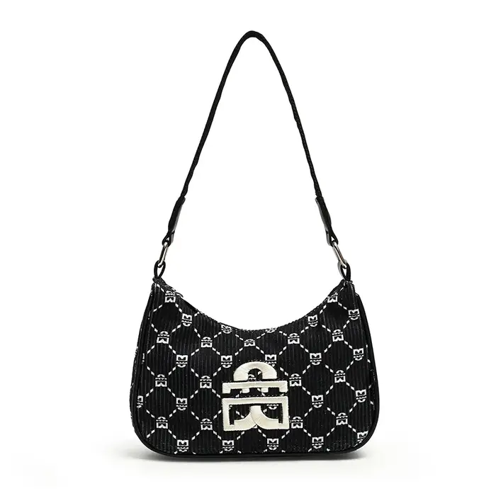 Sac à bandoulière de luxe pour femmes, sac à aisselles étanche, portefeuille de bonne qualité, fourr