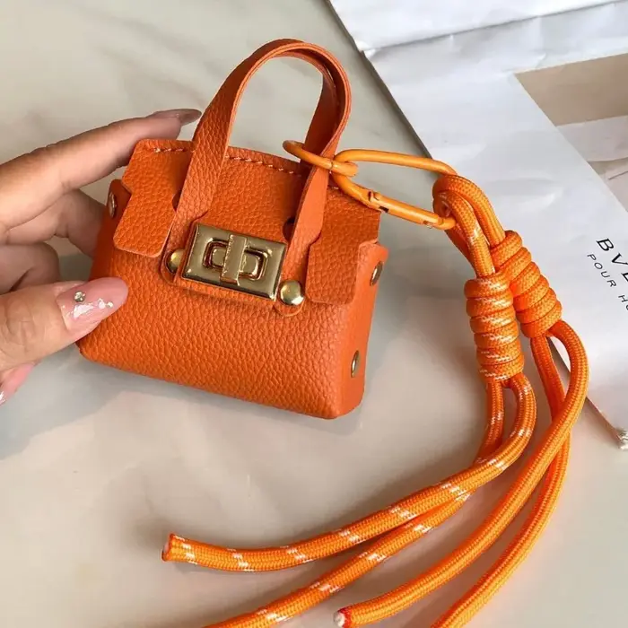 Mini porte-monnaie en cuir PU