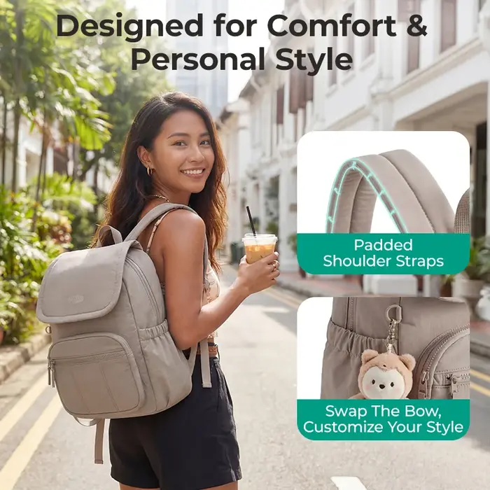 BAGSMART – sac à dos pour ordinateur portable 13 14 pouces