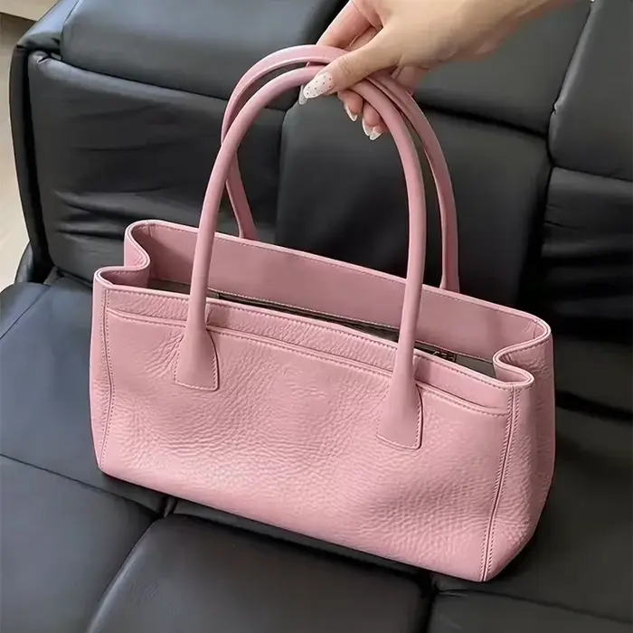Sac fourre-tout de luxe imprimé crocodile pour femme