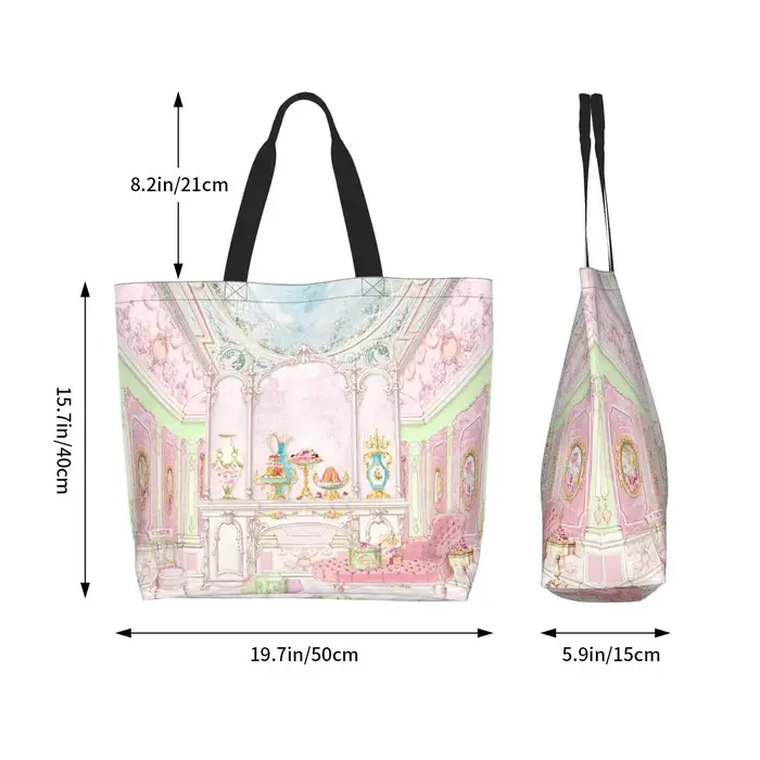 Sac fourre-tout en toile Marie Antoinette Afternoon Tea In French Paris