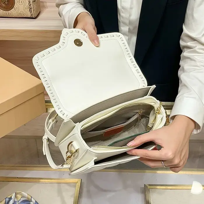 Sac à main de marque pour femmes, nouvelle chaîne tendance, Texture Premium, sac à bandoulière avec