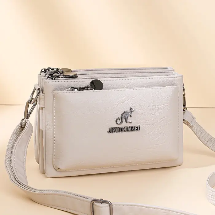 Sac à bandoulière multicouche pour femme, sacs multi-poches, sac à main femme, décontracté, initié, 
