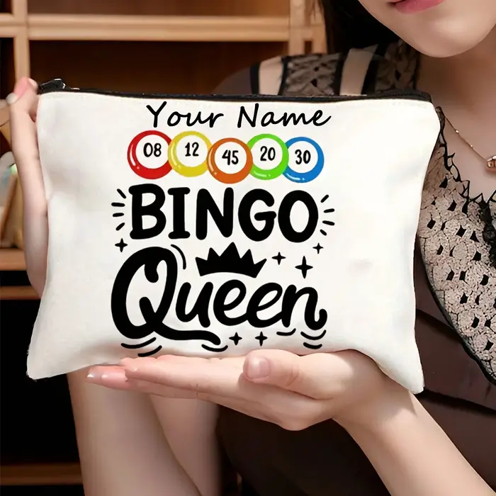 Pochette à fermeture éclair Bingo Squad : un organiseur polyvalent pour les cosmétiques