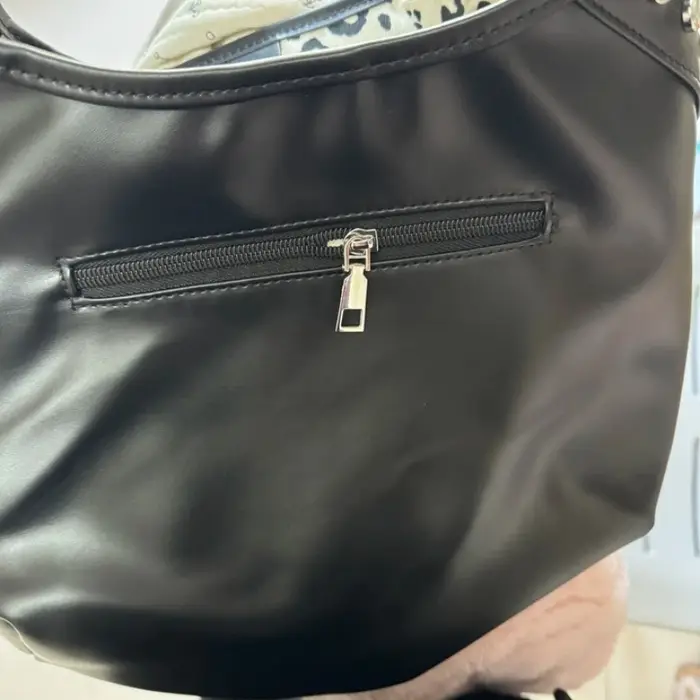Sac fourre-tout à bandoulière Y2K clouté pour femme