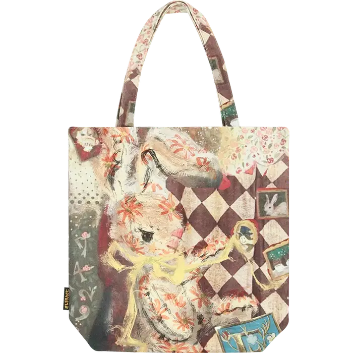 ELFSACK 2025 automne nouveauté Y2K coloré peint à la main Animal sac fourre-tout Original Art impres
