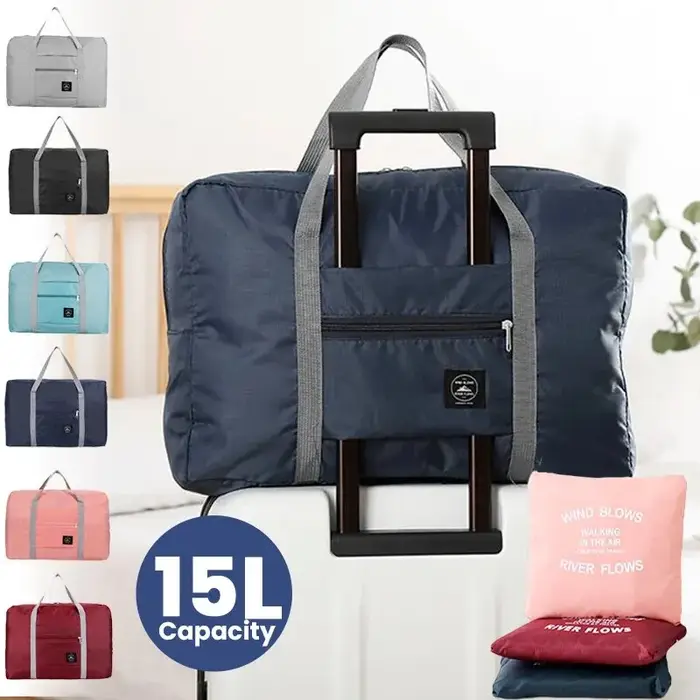 Sac de voyage pliable à la mode : sac à main de grande capacité et résistant aux éclaboussures pour fitness et voyages de vacances unisexes