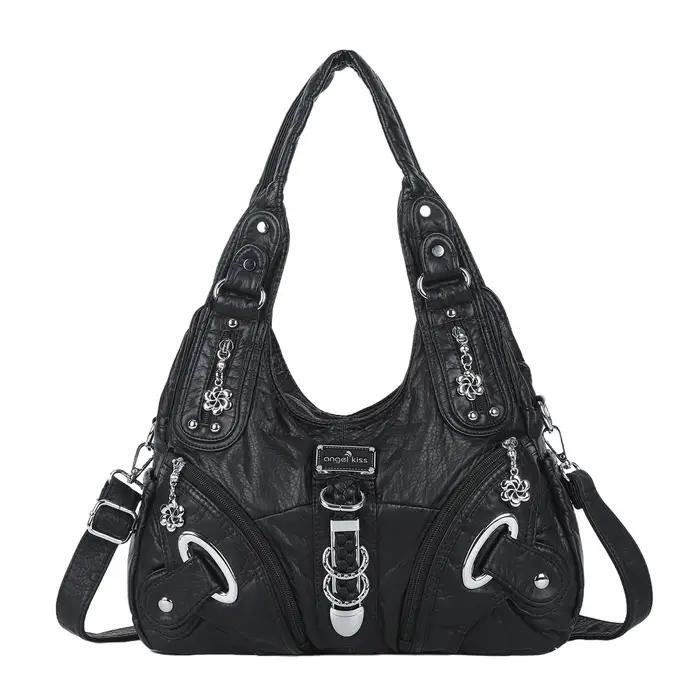 Sac vintage grand format pour femme, sac à bandoulière imprimé léopard, sac à main tendance, sac fou