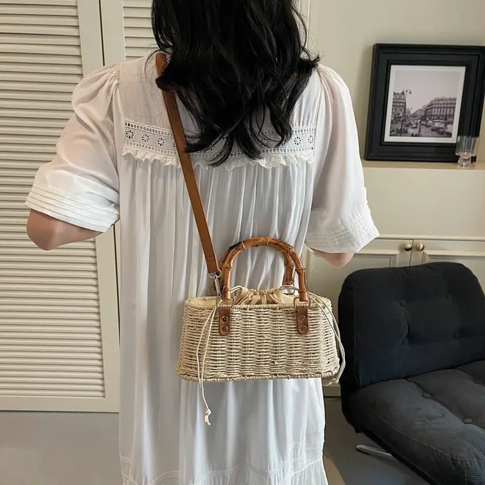 Tissu couleur unie sacs à bandoulière chaîne exquise haute beauté dames