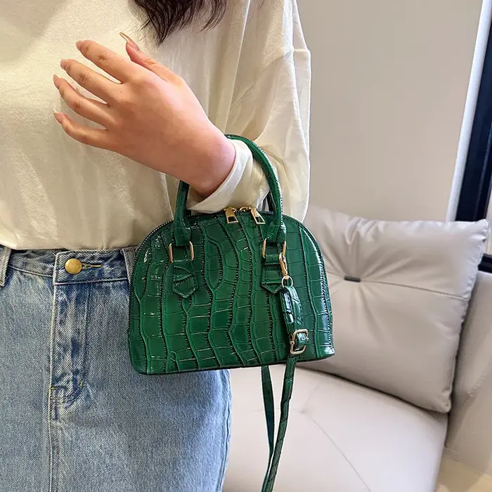 Sac à main rétro en cuir PU pour femme